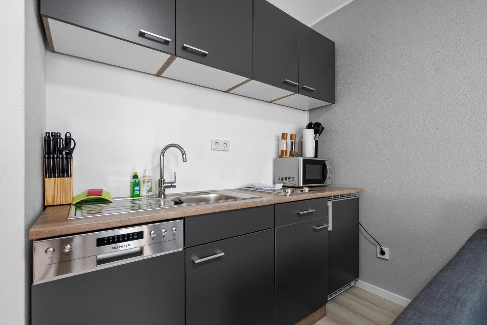 Messe, Monteure, Budget - Einfache Komfortable 2 Personen Wohnung Duisburg Exterior photo