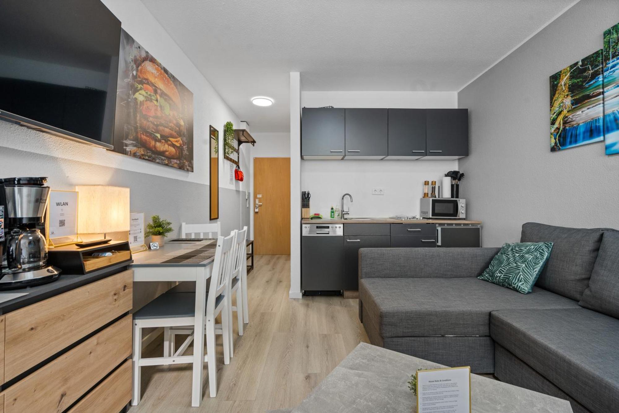 Messe, Monteure, Budget - Einfache Komfortable 2 Personen Wohnung Duisburg Exterior photo
